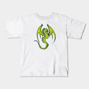 Majestic Amphiptere Dragon Winged Serpent Kids T-Shirt